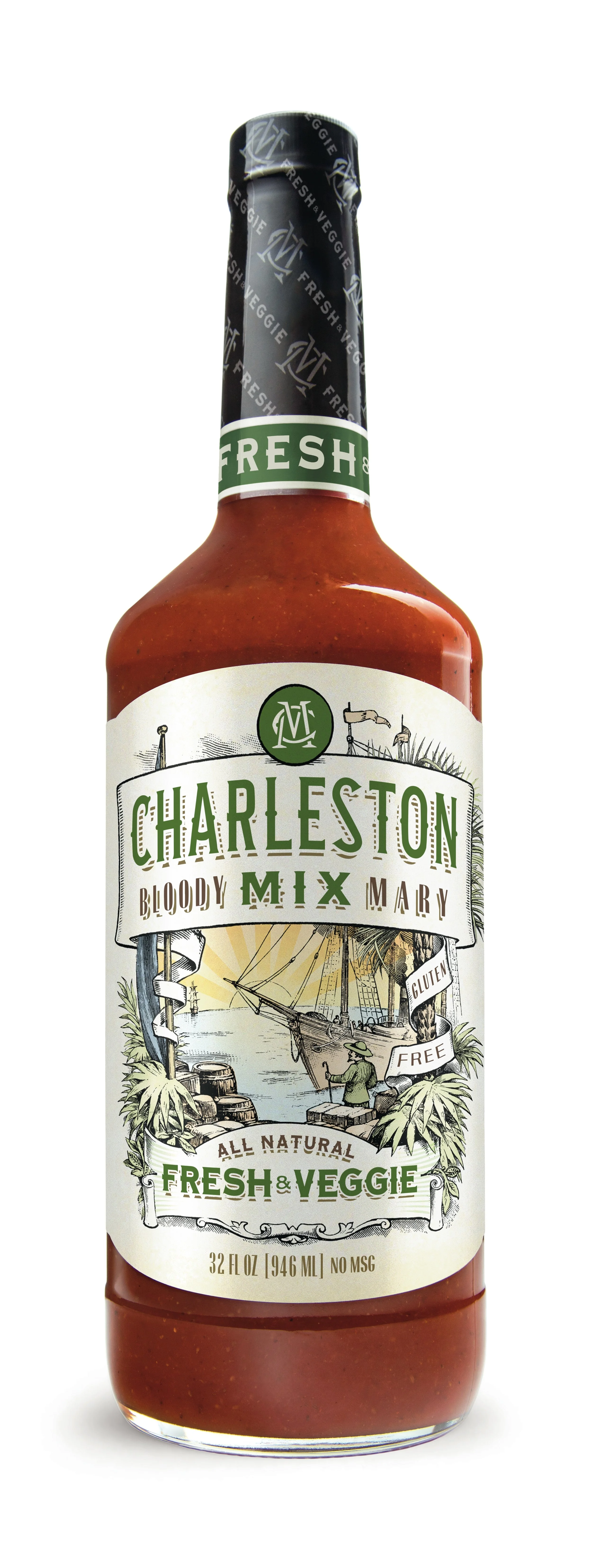 四季ベア バック・トゥ・ザ・フューチャー マーティー＆ドク Fresh & Veggie Charleston Bloody Mary Mix | Buy Way of Charleston